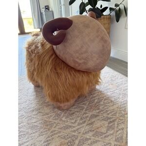 NWT Ox Yak Ottoman Joshua Steinberg Classic Safaro Series- Boulegogue Animal